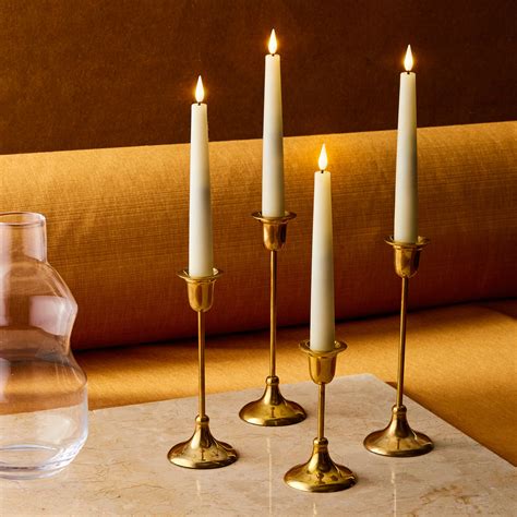 Illuminate your life with Leejec's flameless taper candles